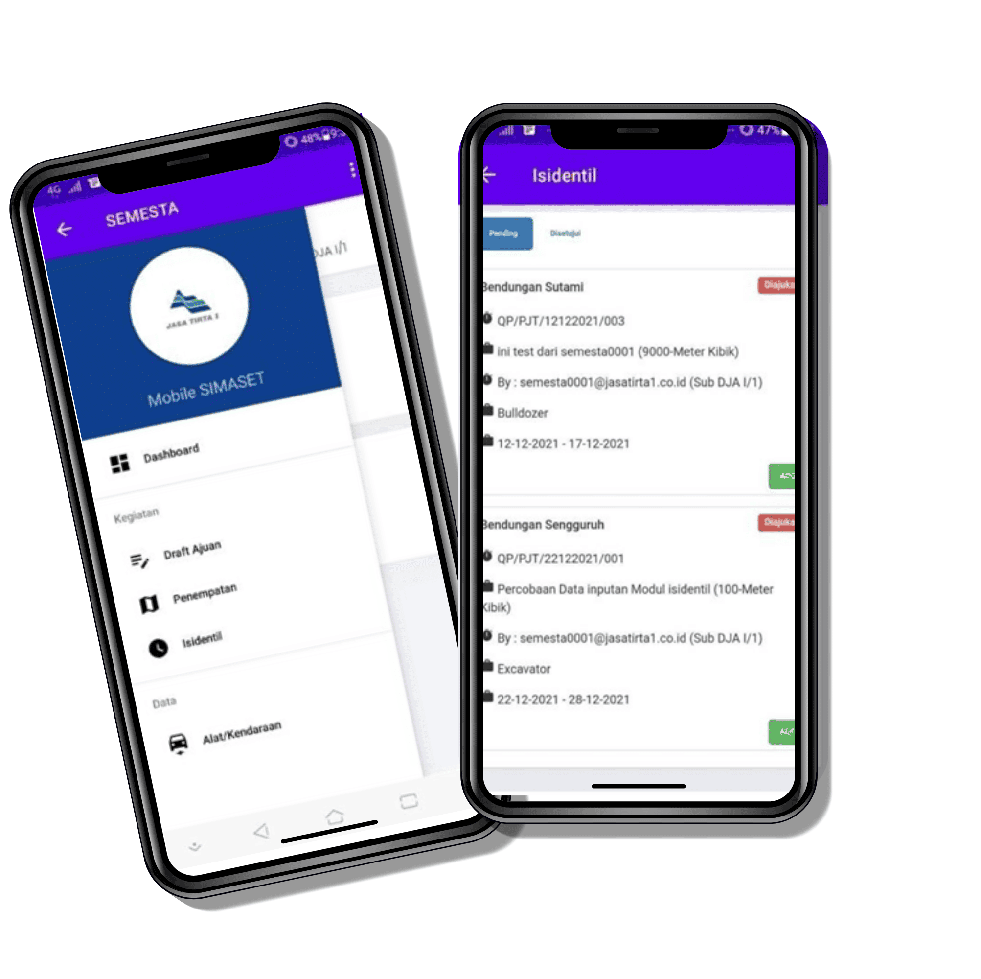 Heavy Equipment Management Application
